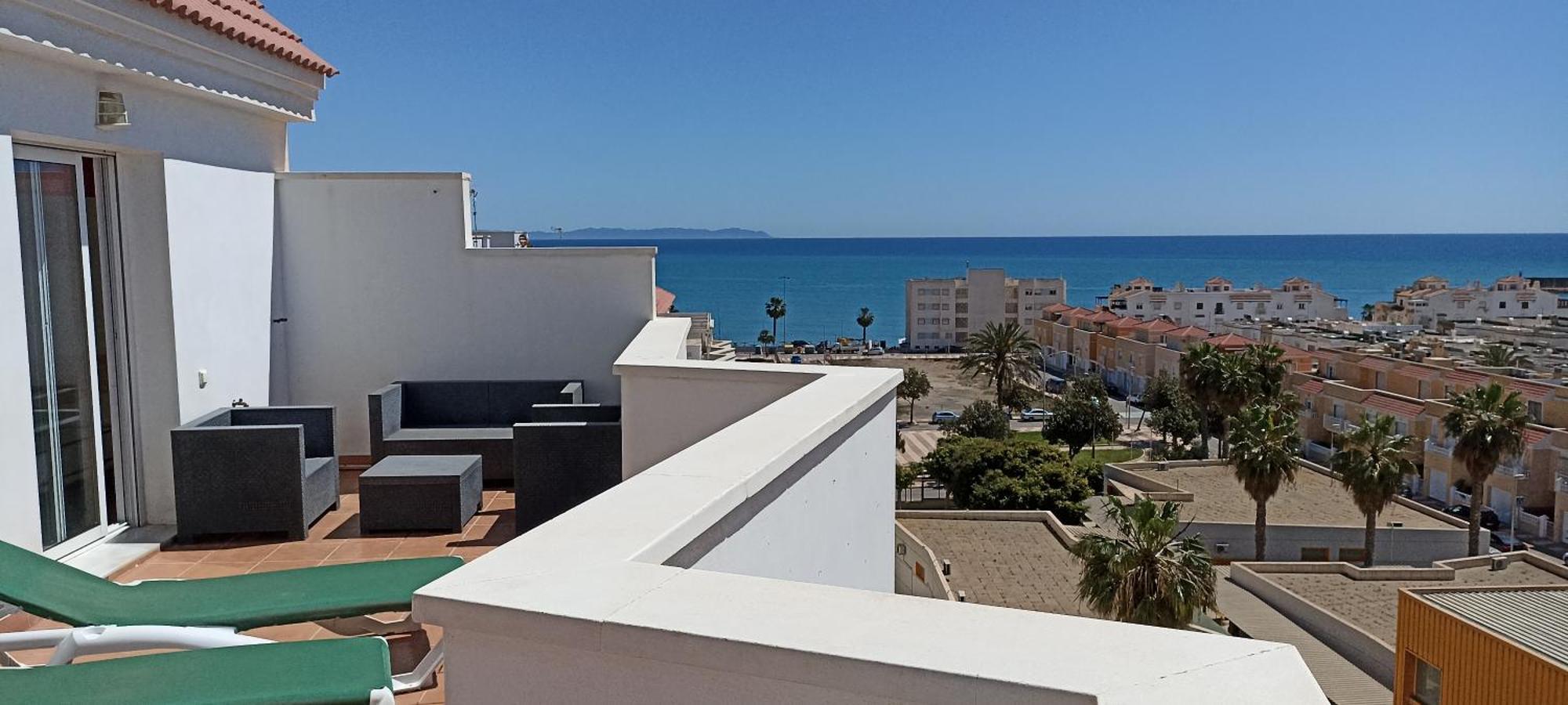 La Perla Azul Playa - Terraza Al Sol Apartment Roquetas de Mar Phòng bức ảnh